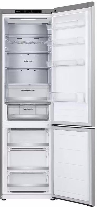 LG GBV5240APY Stand Kühl-Gefrierkombination, 59,5 cm breit, 387 L, NoFrost, Multi-Airflow, LINEARCooling, DoorCooling+, Prime Silver