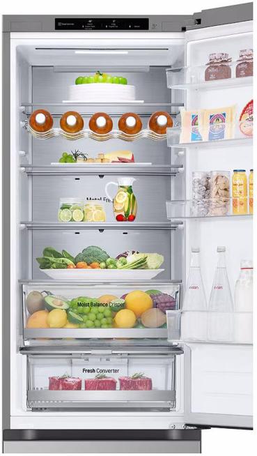 LG GBV5240APY Stand Kühl-Gefrierkombination, 59,5 cm breit, 387 L, NoFrost, Multi-Airflow, LINEARCooling, DoorCooling+, Prime Silver