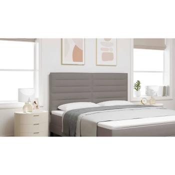 Kopfteil Linien Design Taupe 180 cm Stoff