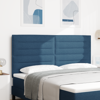 Kopfteil Blau 180 cm Stoff