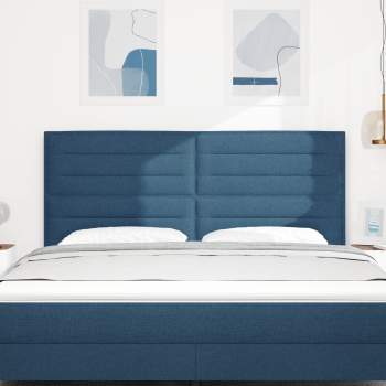 Kopfteil Blau 180 cm Stoff