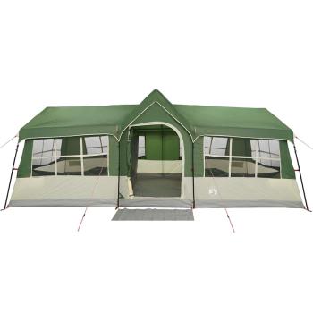 Camping Zelt mit Fenstern Grün 12-Personen Wasserdicht