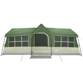 Camping Zelt mit Fenstern Grün 12-Personen Wasserdicht