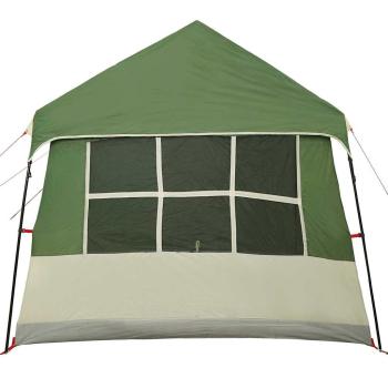 Camping Zelt mit Fenstern Grün 12-Personen Wasserdicht