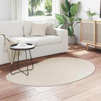 Bereichsteppich Beige 120x170 cm Polyester Rutschfest