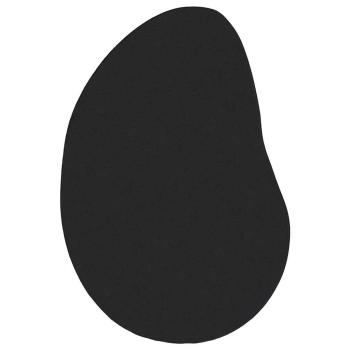Teppich Schwarz 80x150 cm Polyester Rutschfest