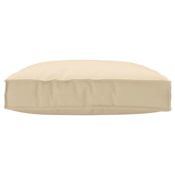 Pallet-Kissen für Sitz Beige 80x80x12 cm