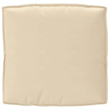 Pallet-Kissen für Sitz Beige 80x80x12 cm