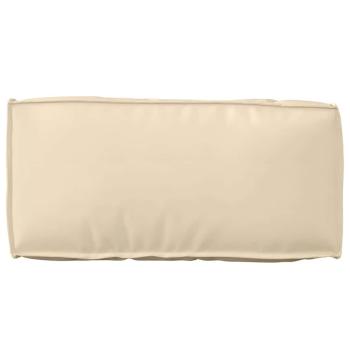 Palletkissen für Rückenstütze Beige 80x40x12 cm Oxford Stoff