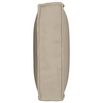 Kissen Taupe 80 x 40 x 12 cm Oxford-Stoff