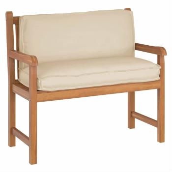 Palettenkissen für Rückenlehne Beige 120x40x12 cm Oxford-Stoff