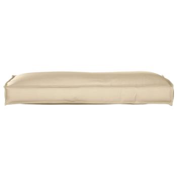 Palettenkissen für Rückenlehne Beige 120x40x12 cm Oxford-Stoff