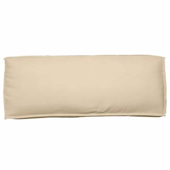 Palettenkissen für Rückenlehne Beige 120x40x12 cm Oxford-Stoff