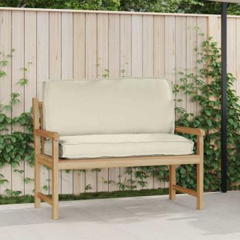 Palettkissen für Sitz/Rückenlehne Creme 120x50x12 cm Oxfordstoff