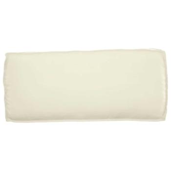 Palettkissen für Sitz/Rückenlehne Creme 120x50x12 cm Oxfordstoff