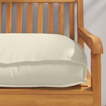 Palettkissen für Sitz/Rückenlehne Creme 120x50x12 cm Oxfordstoff