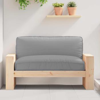 ARDEBO.de - Pallet-Kissen für Sitz Grau 120x80x12 cm Oxford-Stoff