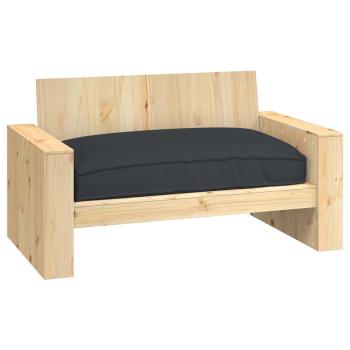 Pallet Kissen für Sitz Schwarz 120x80x12 cm Oxford Stoff