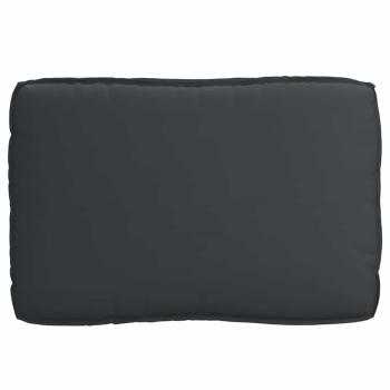Pallet Kissen für Sitz Schwarz 120x80x12 cm Oxford Stoff
