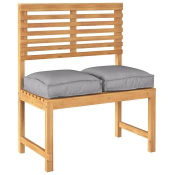 Pallet-Kissen für Sitz 2 pcs Grau 40x40x8 cm Oxford-Stoff