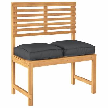 Pallet Kissen für Sitz 2 Stk Schwarz 40x40x8 cm Oxford-Stoff