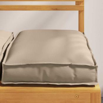 Kissen 2 Stk. Oxford-Stoff Taupe 40 x 40 x 8 cm