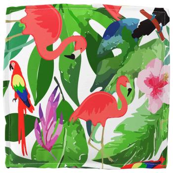 Palettkissen für Sitze 2 Stück Tropisches Dschungel 40x40x8 cm Oxford Stoff