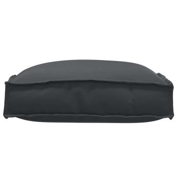 Pallet-Kissen für Sitz 4 Stück Schwarz 40x40x8 cm Oxford-Stoff