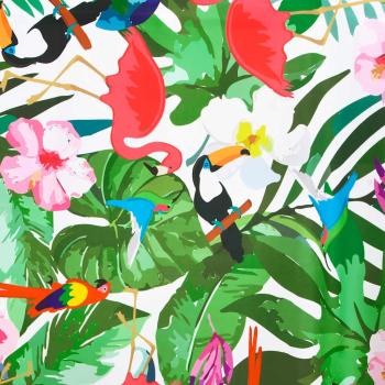 Palletkissen für Sitze 4 Stück Tropischer Dschungel 40x40x8 cm Oxford Stoff