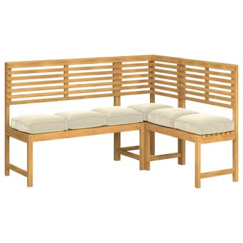 Pallet Kissen für Sitz 6 Teile Creme 40x40x8 cm Oxford Stoff