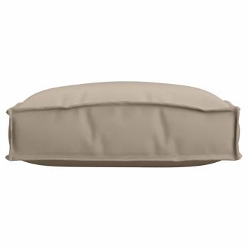 Palettenkissen für Sitzgelegenheiten 6 Stück Taupe 40x40x8 cm Oxford-Gewebe