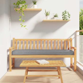 ARDEBO.de - Palettenkissenset 2 stk. Oxford-Stoff Grau 200 x 40 x 8 cm