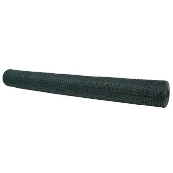 Sechseckzaun Grün 1x50 m Stahl