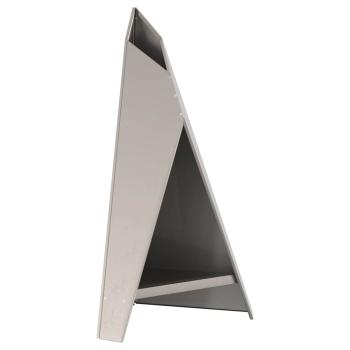 Feuerplatz-Pyramide Schwarz 58x36x100 cm Stahl