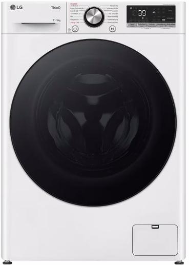 ARDEBO.de LG W4WR70E6Y 11kg/ 6 kg Stand Waschtrockner, 60 cm breit, 1400 U/Min, WLAN, Kindersicherung, Zeitverzögerung, weiß