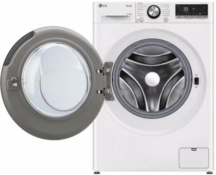 LG W4WR70E6Y 11kg/ 6 kg Stand Waschtrockner, 60 cm breit, 1400 U/Min, WLAN, Kindersicherung, Zeitverzögerung, weiß