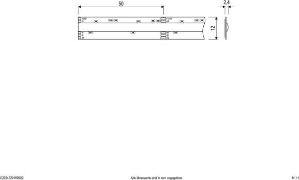 EVN COB-Serie LED-Strip, IP20, 24V/DC, 15W/m, 5m (C2024320159902)