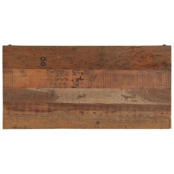 Couchtisch Naturholz Massivholz 110 x 55 x 40 cm Einfach