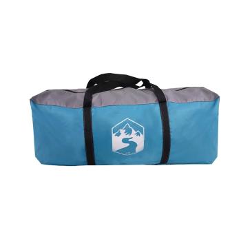 Familienzelt mit Dach Blau und Grau 435 x 255 x 216 cm