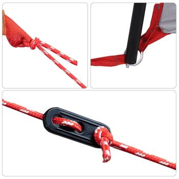 Campingzelt mit Fenstern Blau 12-Personen Wasserdicht