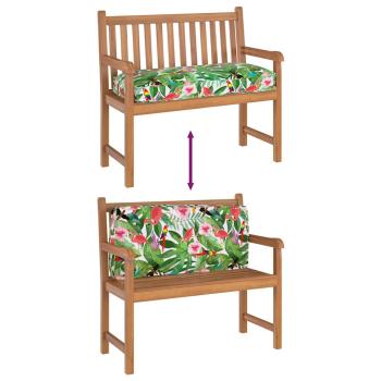 Außenkissen Tropischer Dschungel Polyester 120 x 12 x 50 cm