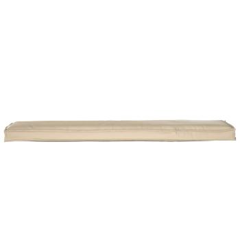 Palettenkissenset 2 Stk. Oxford-Stoff Beige 180 x 40 x 8 cm