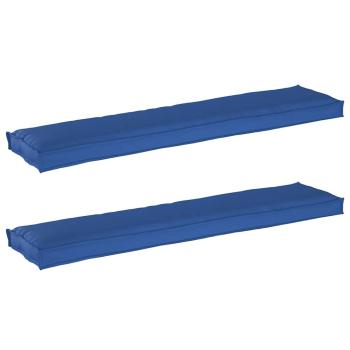 Outdoor-Kissen Set aus 2 Königsblau Polyester Standard
