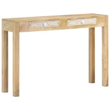 ARDEBO.de - Konsolentisch 110x30x75 cm Gebleichtes Massivholz Mango
