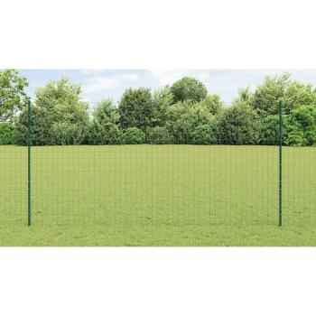 Euro-Zaun Set aus 2 Grün Pulverbeschichteter Stahl 10 x 1,6 m