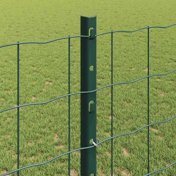 Gartenzaun-Set Set mit 2 Grün Polyethylen 25 x 1,2 m Langlebig