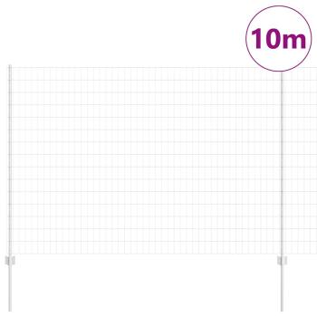 Gartenzaunset Set aus 2 Verzinkter Stahl 10x1,5 m Langlebig