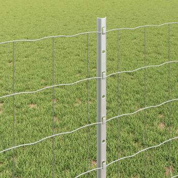 Gartenzaun-Set Set aus 2 Feuerverzinkter Stahl 10m x 0.8m