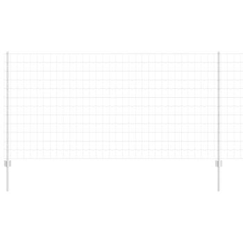Gartenzaun-Roll-Set 2er Set Verzinkter Stahl 10 x 1,2 Meter