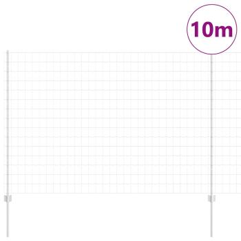 Gartenzaunrollen-Set Set aus 2 Verzinkter Stahl 10 x 1,5 m Robust
